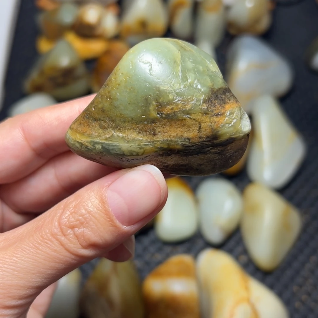 和田玉未镶嵌挂件A50