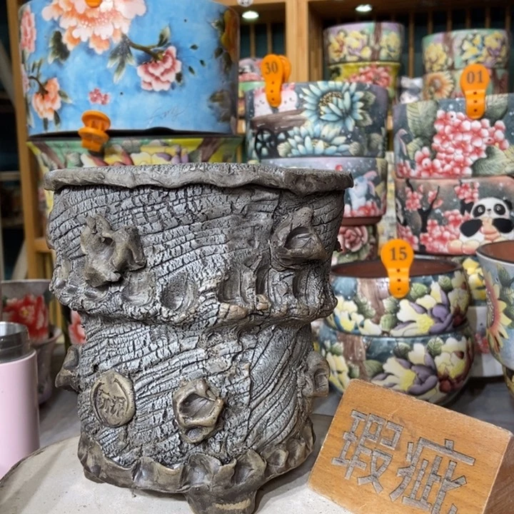 红陶景德镇艺术手绘作品