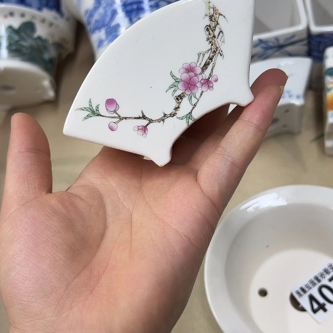 紫砂花盆428号微瑕10/5/5cm