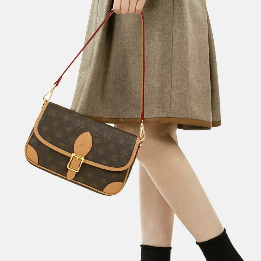 稻草人女包2025新款潮秋冬时尚大容量斜挎妈妈包百搭单肩手提包包