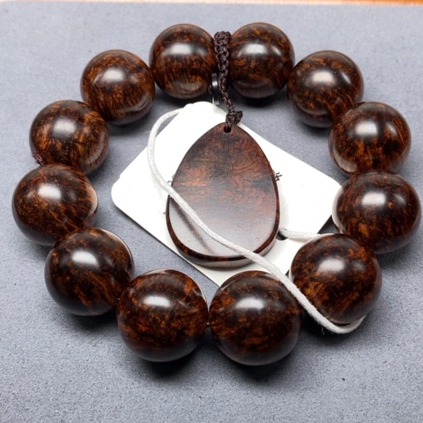 【闪购商品】黄花梨/降香黄檀手串/手链H*C海南黄花梨2.0龙鳞瘤