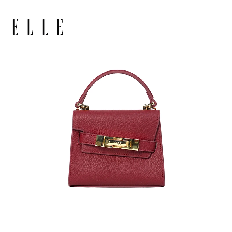 ELLE2025新款【比萨斜塔】手提包凯丽方包单肩斜挎24724