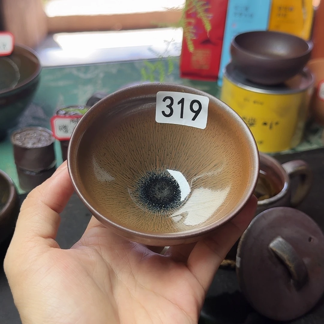 茶盏319 秋罗柴烧手工主人杯
