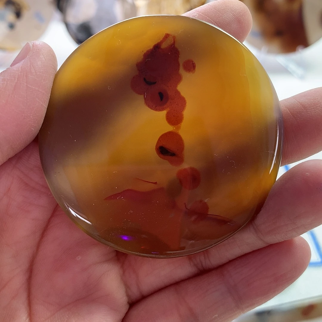 未镶嵌玛瑙/玉髓珠宝半成品