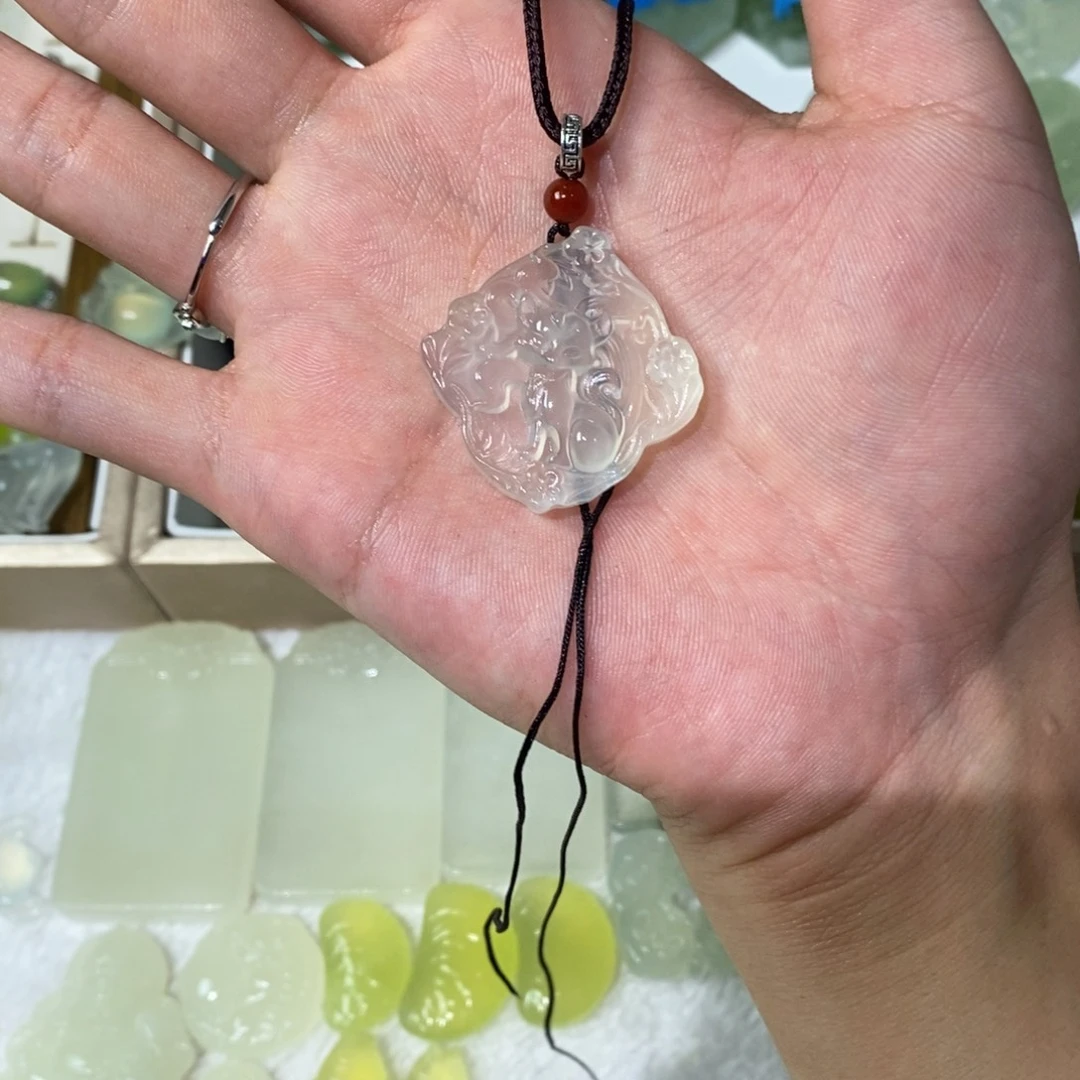 安***华未镶嵌岫玉吊坠(赠链)