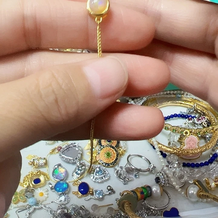 *****碧玺手链银S925镶嵌