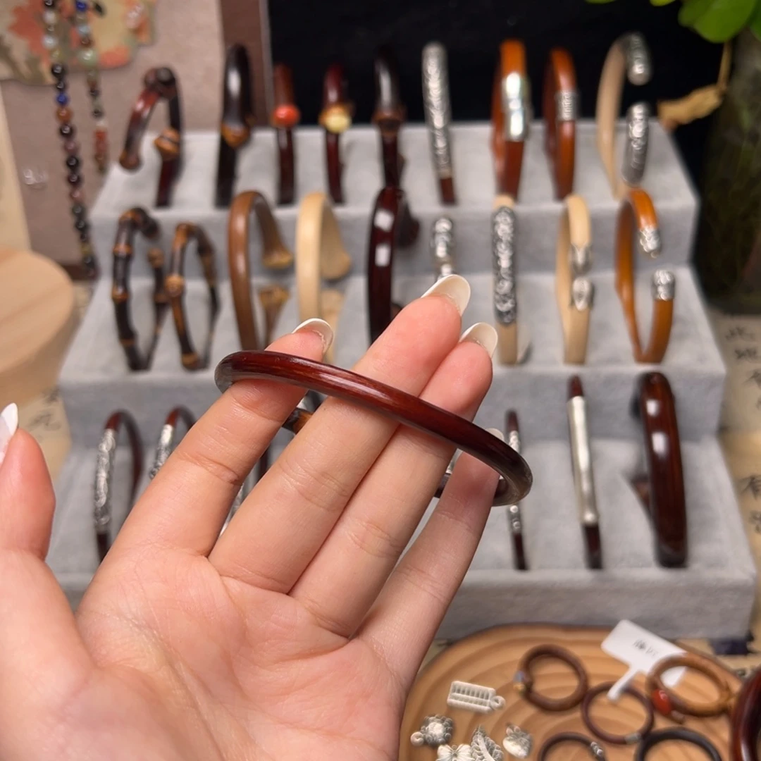 莉***子手串/手链藤类藤镯鸡血藤手镯