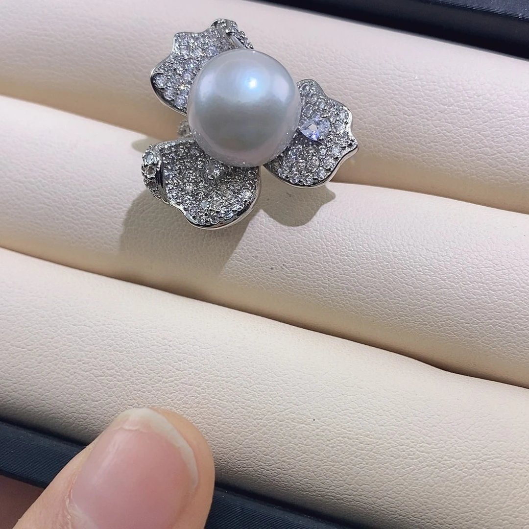 戒指未镶嵌淡水珍珠14mm