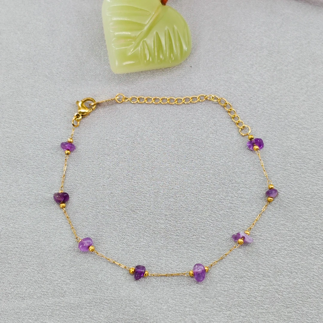 气质紫水晶随形手链/HG-SJSC-15（多样性发货）