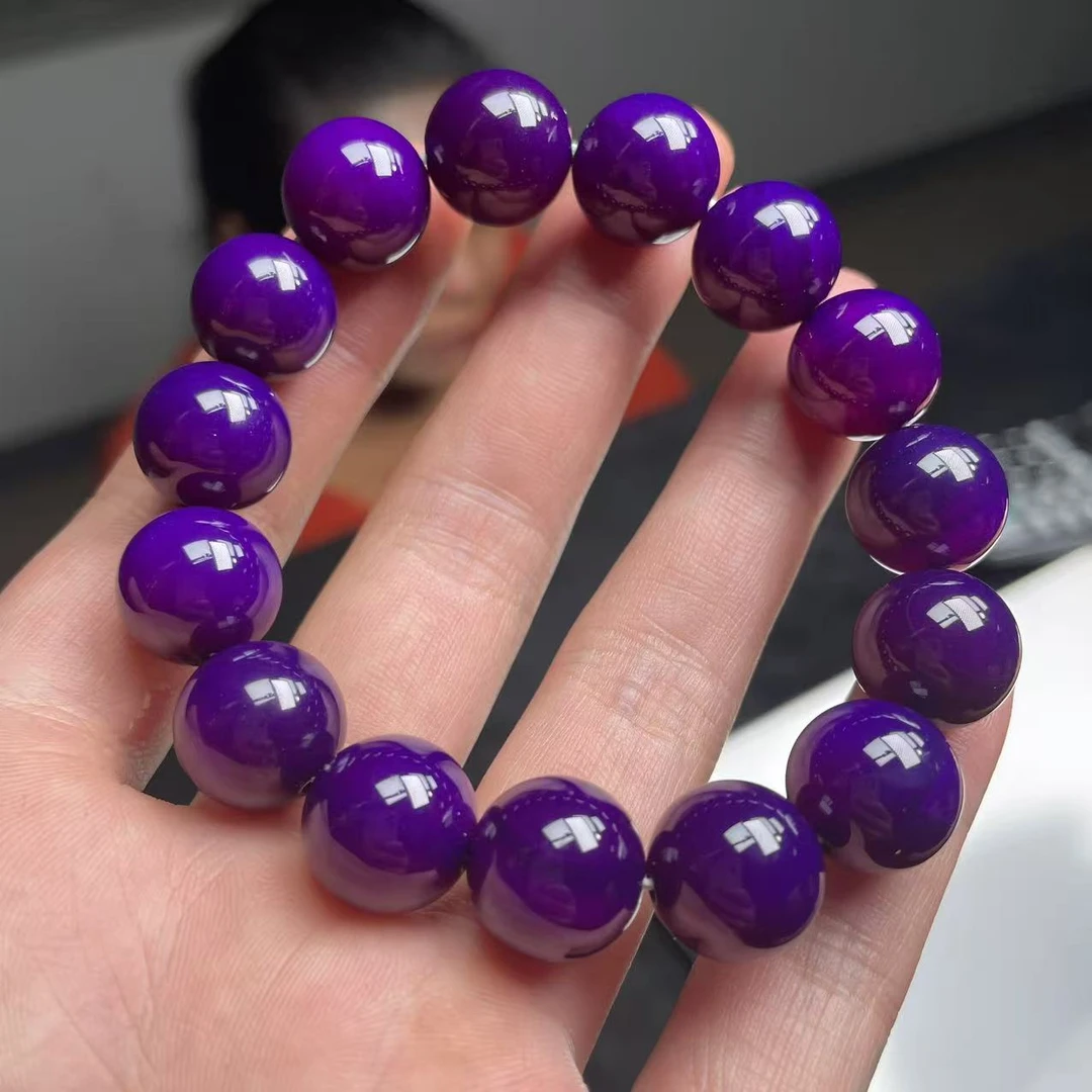 【胖】紫俱来玛瑙手串 @k