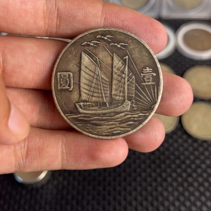 金属大头龙洋船洋工艺品