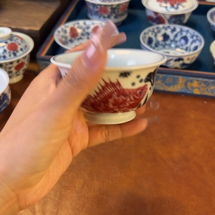 瓷片景德镇陶瓷手工手绘