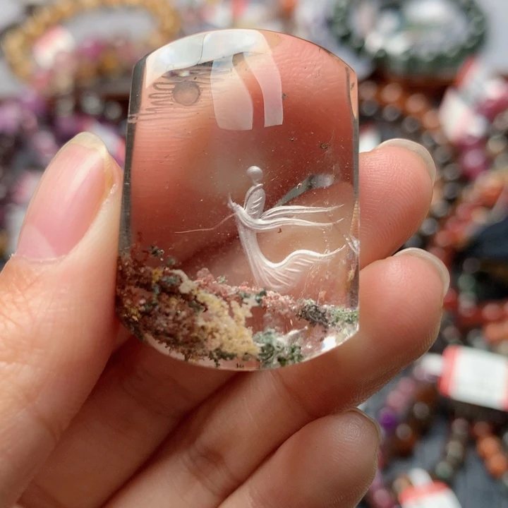 水晶吊坠(不含链)未镶嵌