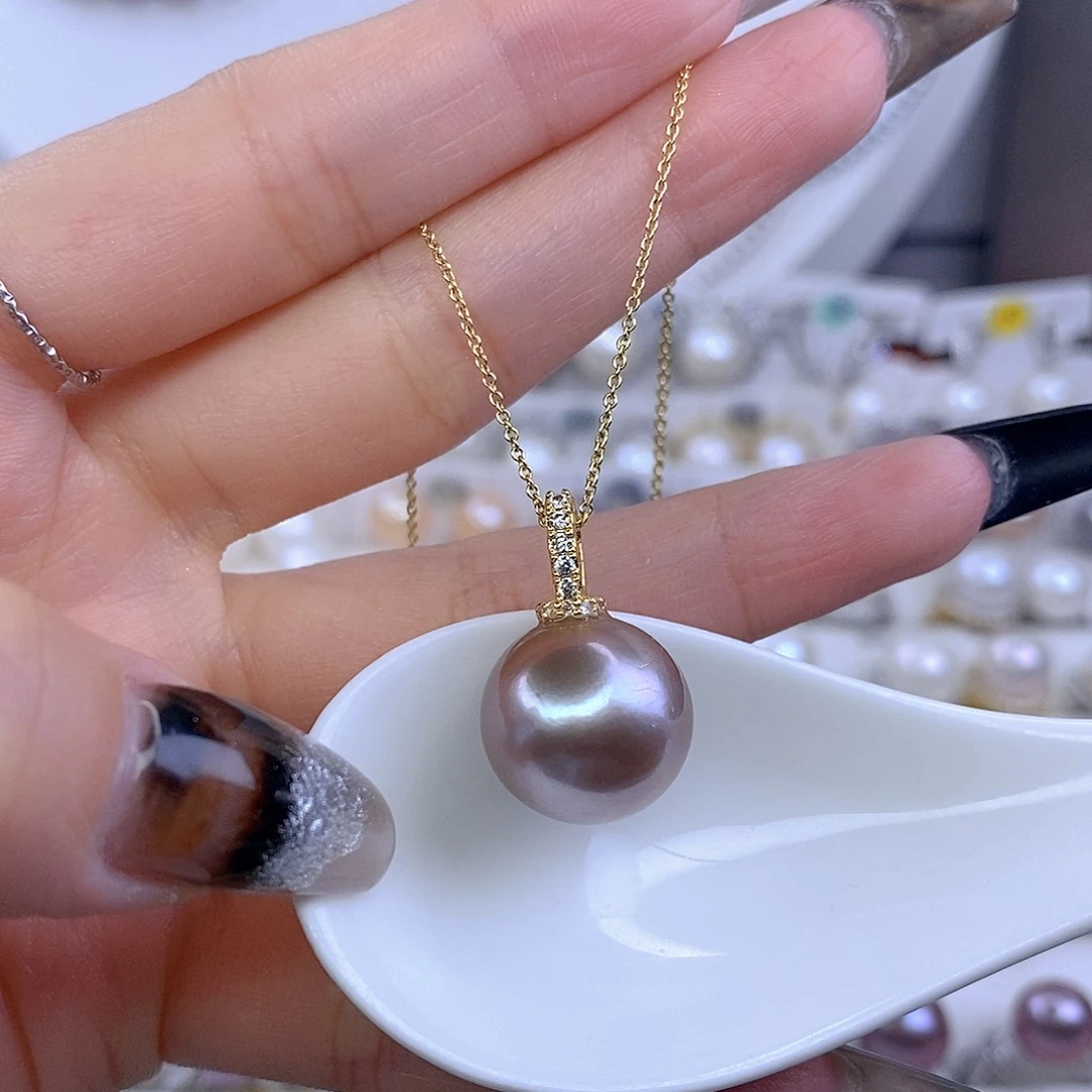 合金颈饰淡水珍珠F