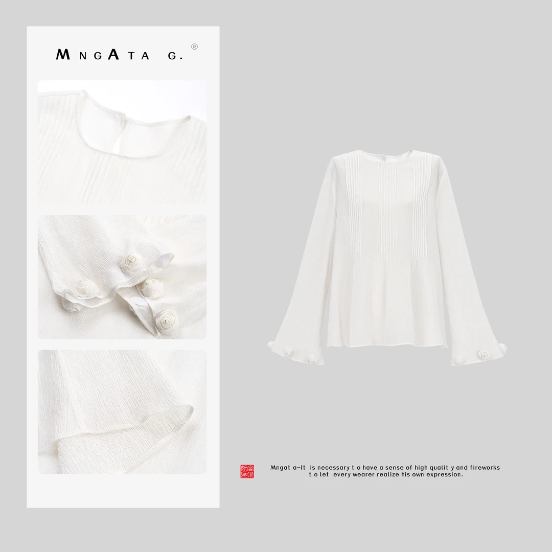 MNGATA G.宫小妍【浮生若梦】桑蚕丝早秋新中式上衣X280608