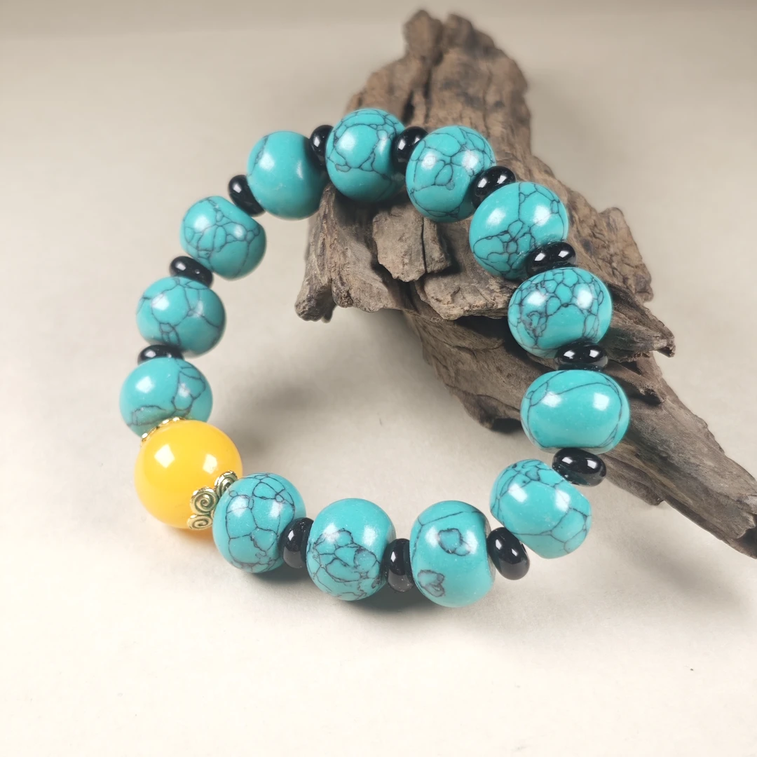 【小天总专属】X021 精美 diy 鼓珠手串男女同款