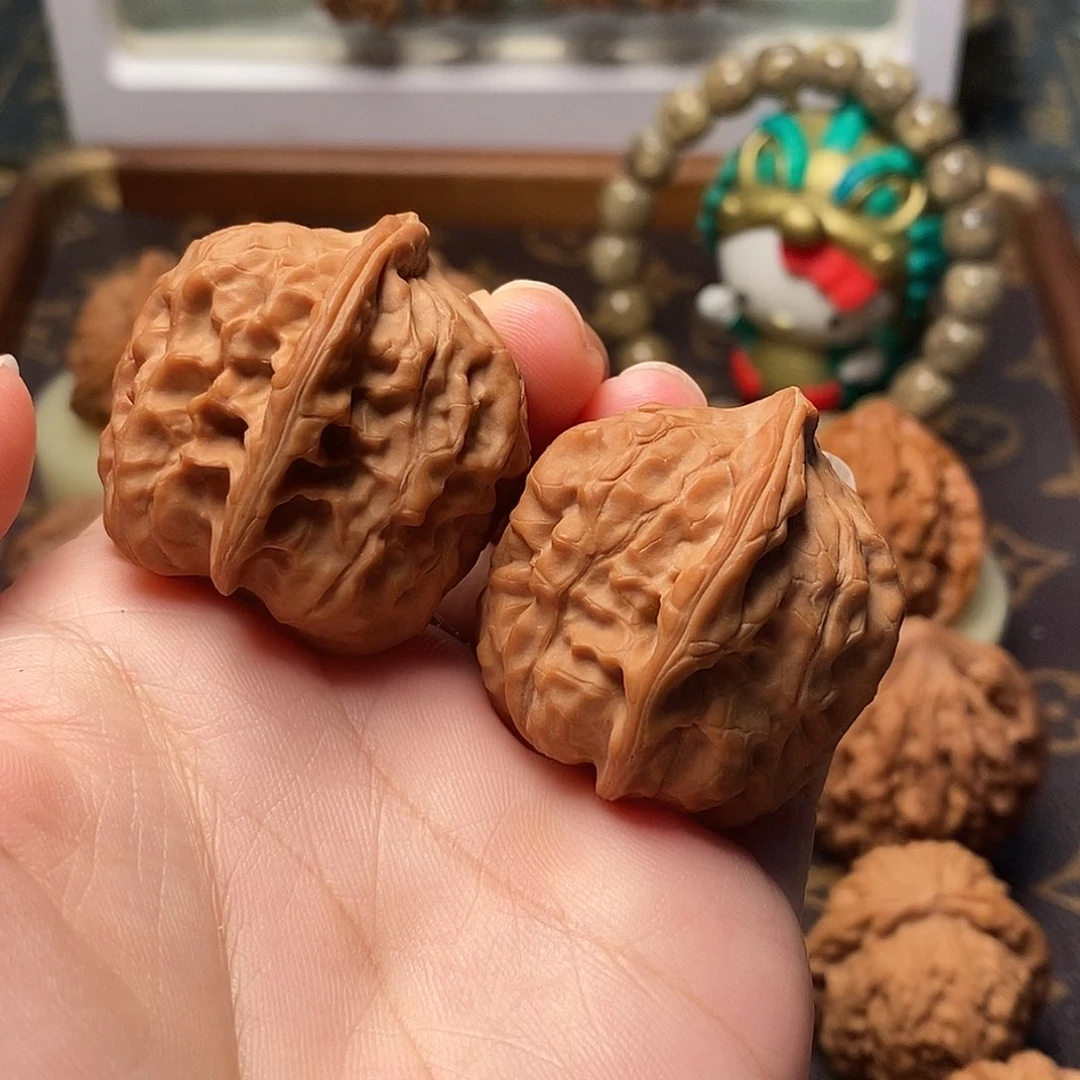 桃核把件全品平谷大枣33尺