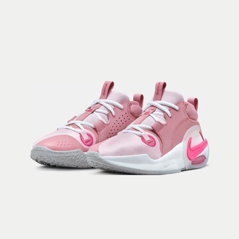 正品耐克NIKE儿童中大童时尚缓震魔术贴舒适篮球运动鞋FB2689