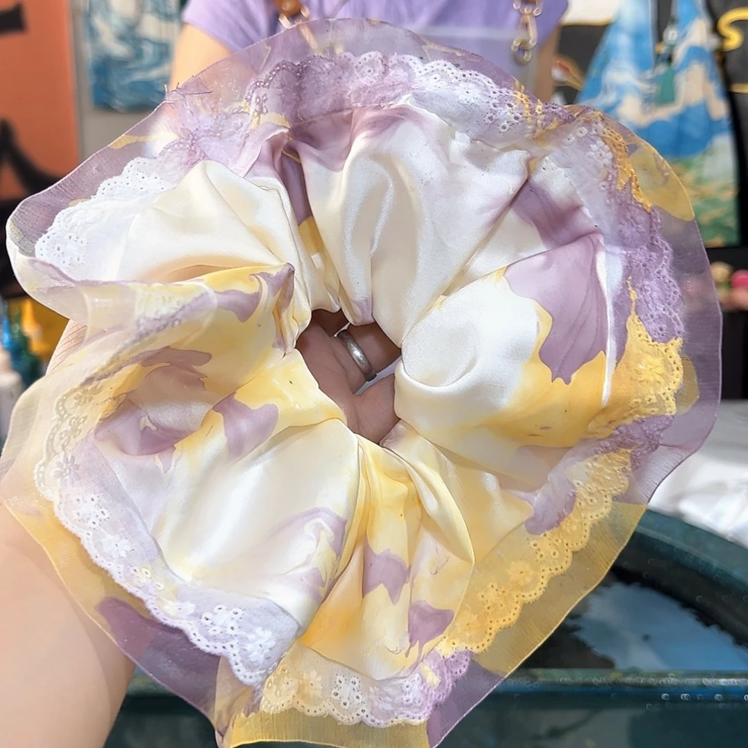 511蕾丝发圈手作