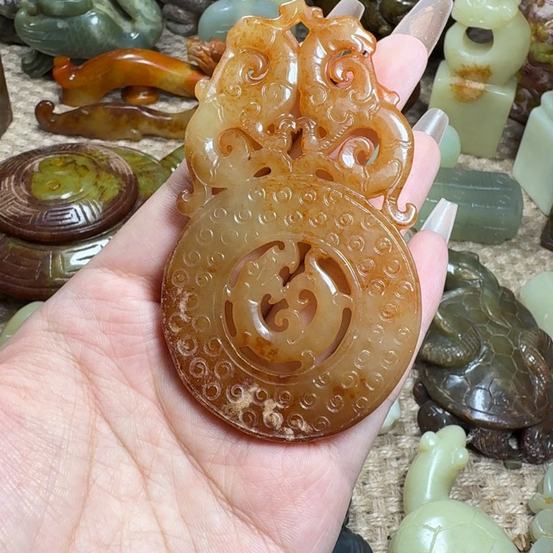 白玉菩提吊坠挂件