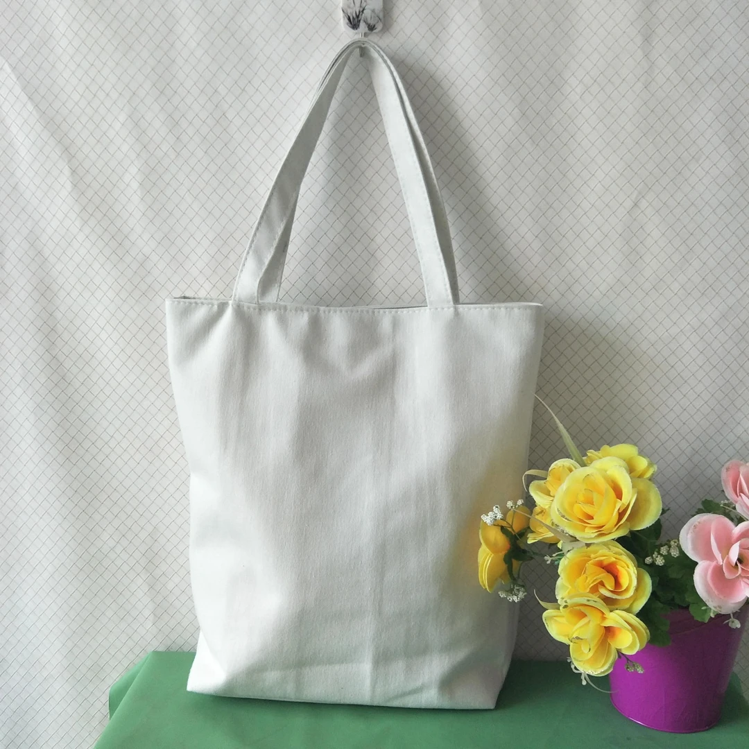 新店福利文艺帆布包手绘大容量单肩包设计logo简约手休闲