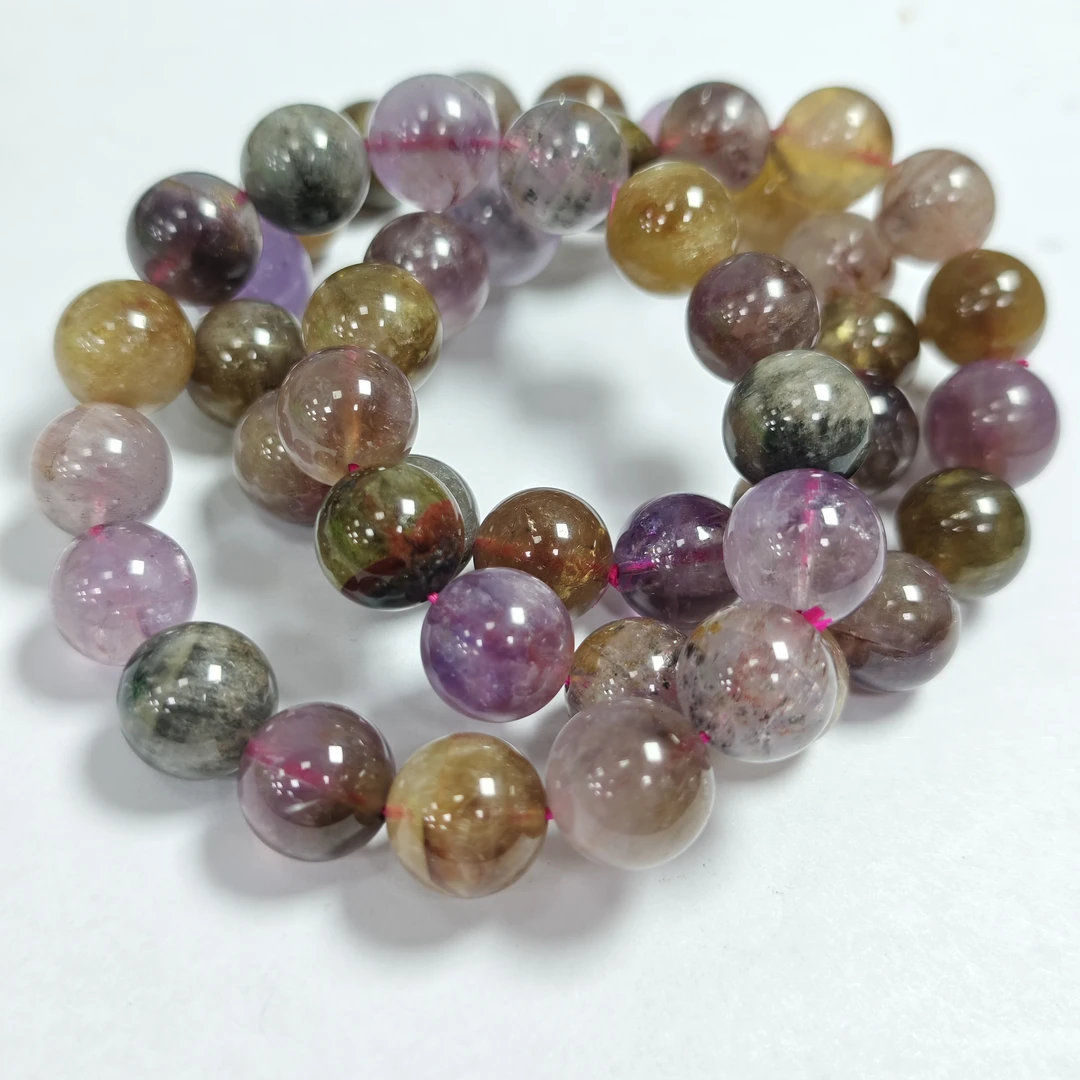 天然极光宝单圈手链多样性发一件 多个尺寸约11-13mm 7885-7886GY