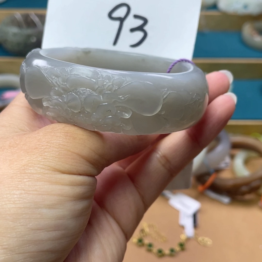 未镶嵌手镯和田玉圈口56
