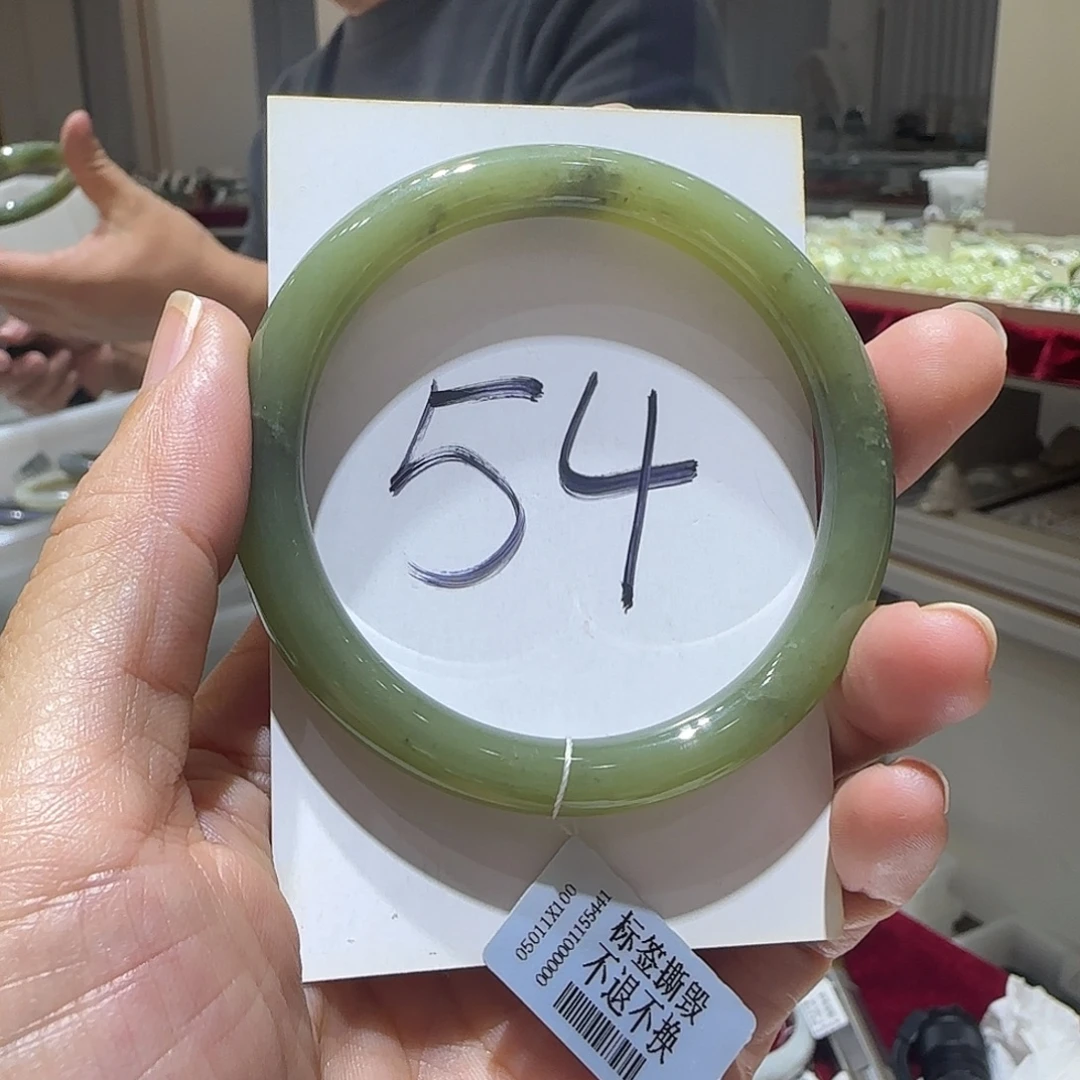 和田玉未镶嵌手镯1025