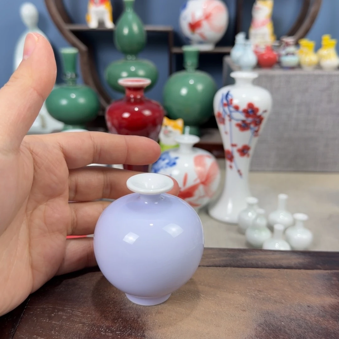 陶瓷手工小花器摆件