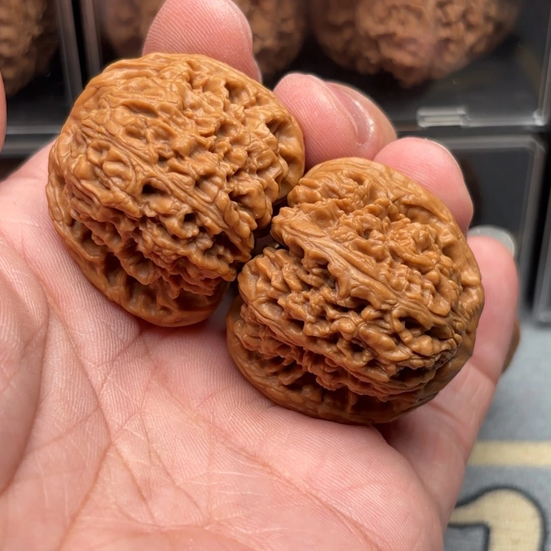 文玩核桃把件南疆石39