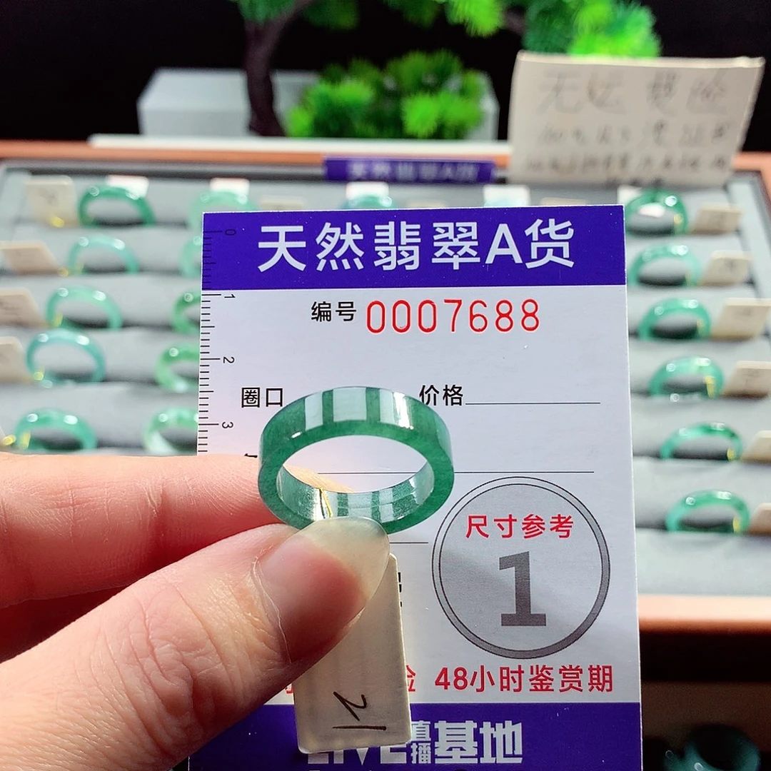 翡翠戒指未镶嵌21号