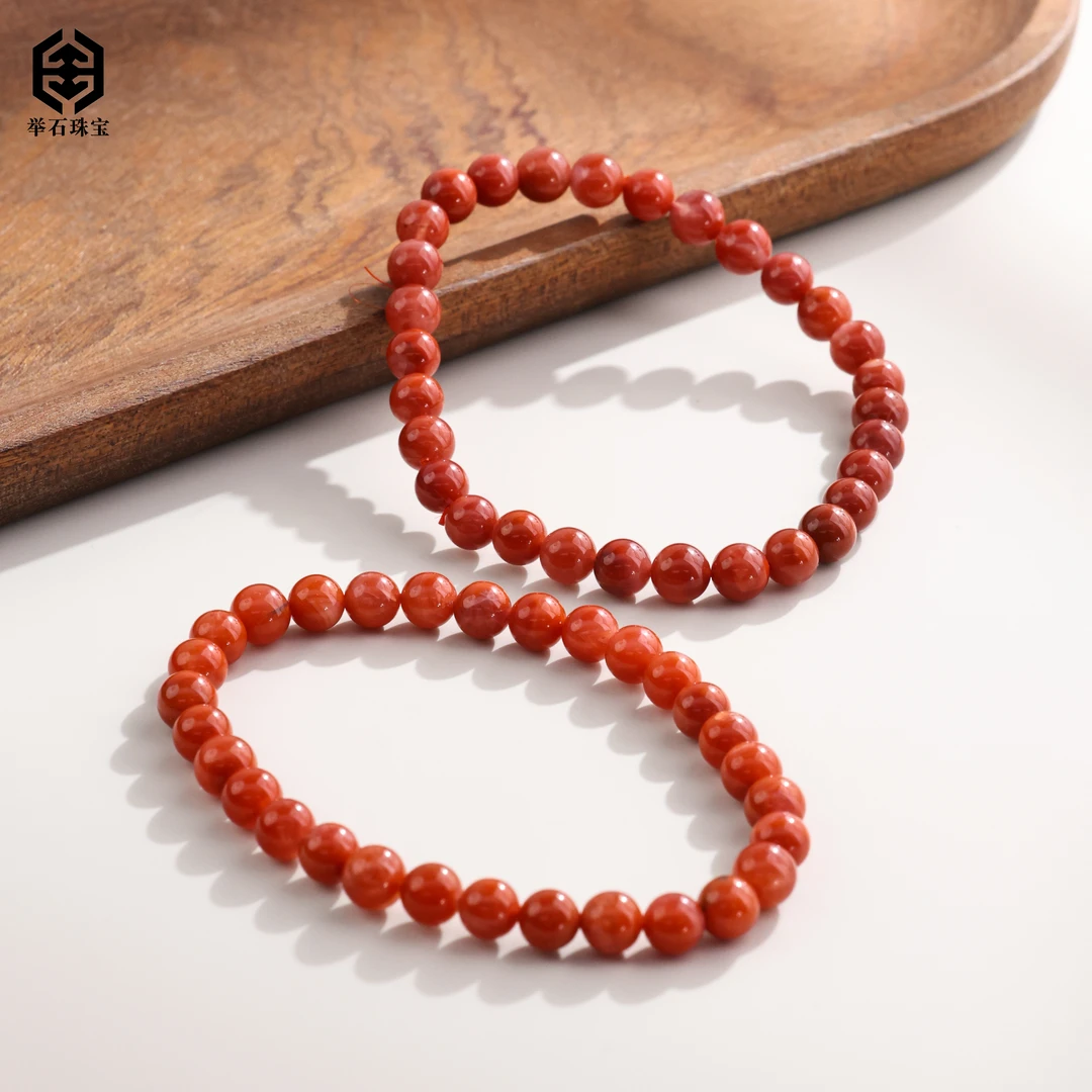 【举石珠宝】T0728-1008-4南红玛瑙手串（一件/多样性发/约5mm+）Y