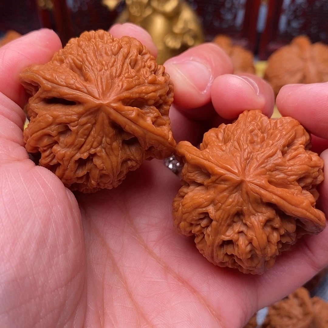 文玩核桃把件全品毕业粗筋42尺