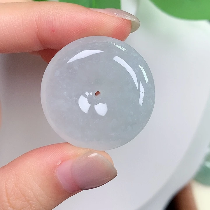 翡翠未镶嵌颈饰3:29-7.6mm
