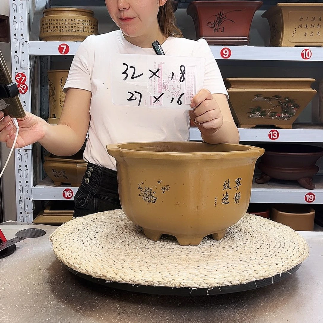 紫砂花盆紫砂花盆