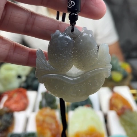 岫玉未镶嵌挂件挂件