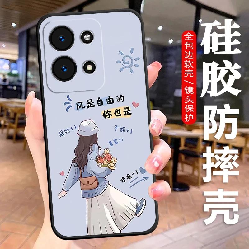 OPPOReno9Pro手机壳PGX110硅胶防摔全包软壳女保护Reno9Pro文字潮