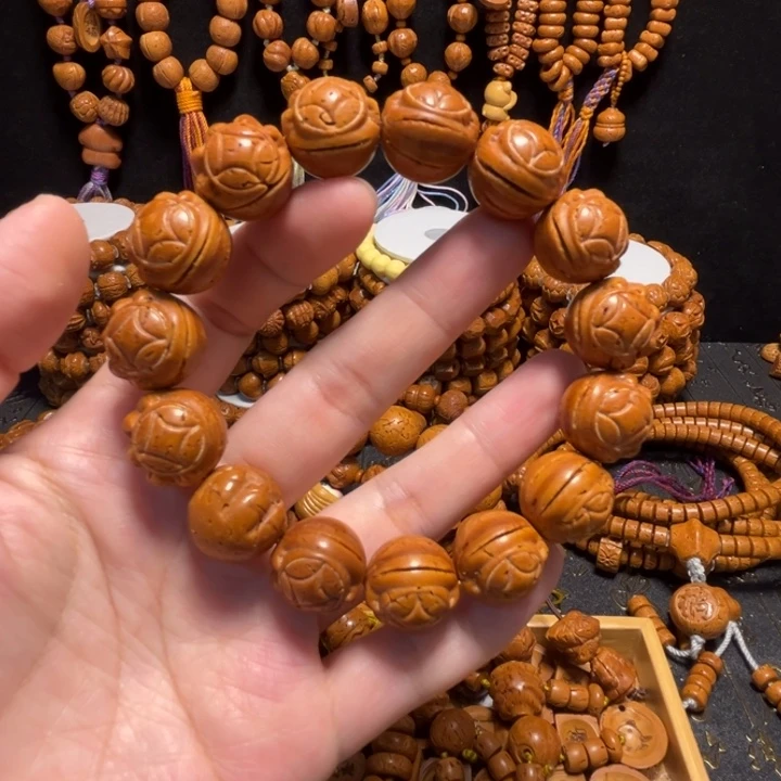 手串桃核抓钱手串