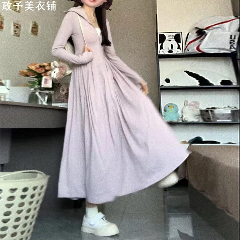 衣长款全身裙女夏季2025新款收腰品质薄款服修身外套