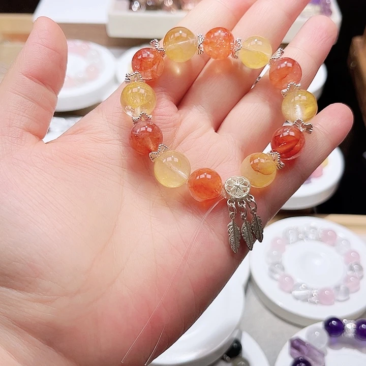 水晶手链未镶嵌天然水晶