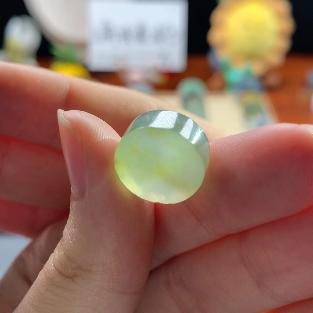 未镶嵌定制翡翠冰秋香戒指心