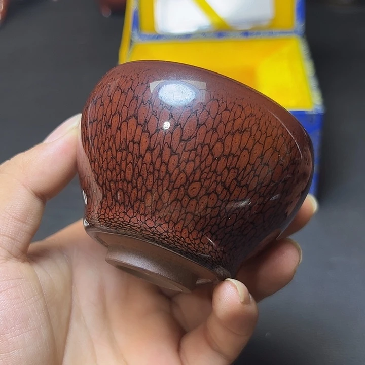 选***方茶盏建盏红鹧鸪斑