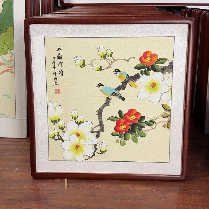 国画带框尺寸63*63厘米