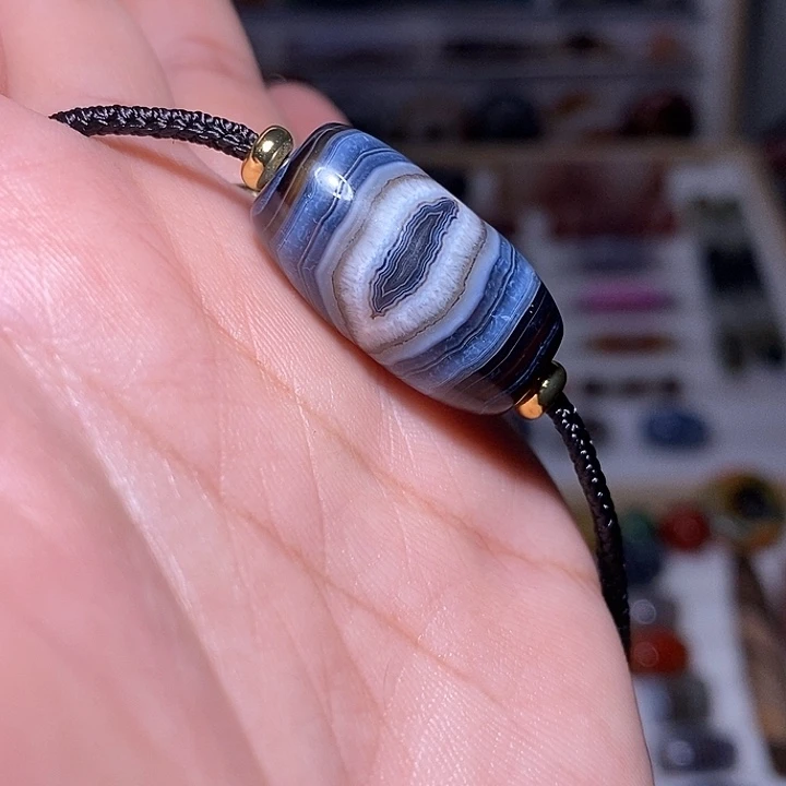 用***7玛瑙未镶嵌吊坠‘Mmmm