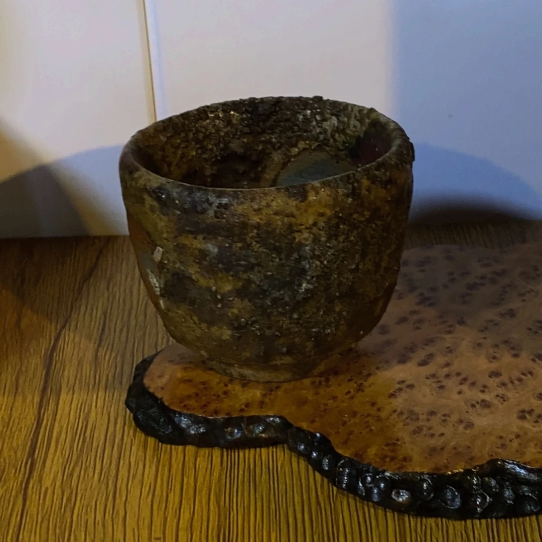 瓷片备前烧主人杯