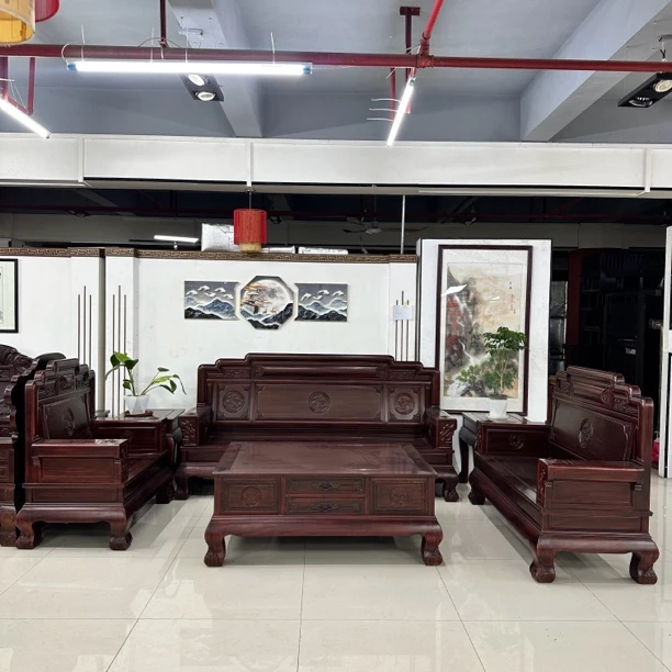 新红利居推荐—富丽国色沙发123六件套