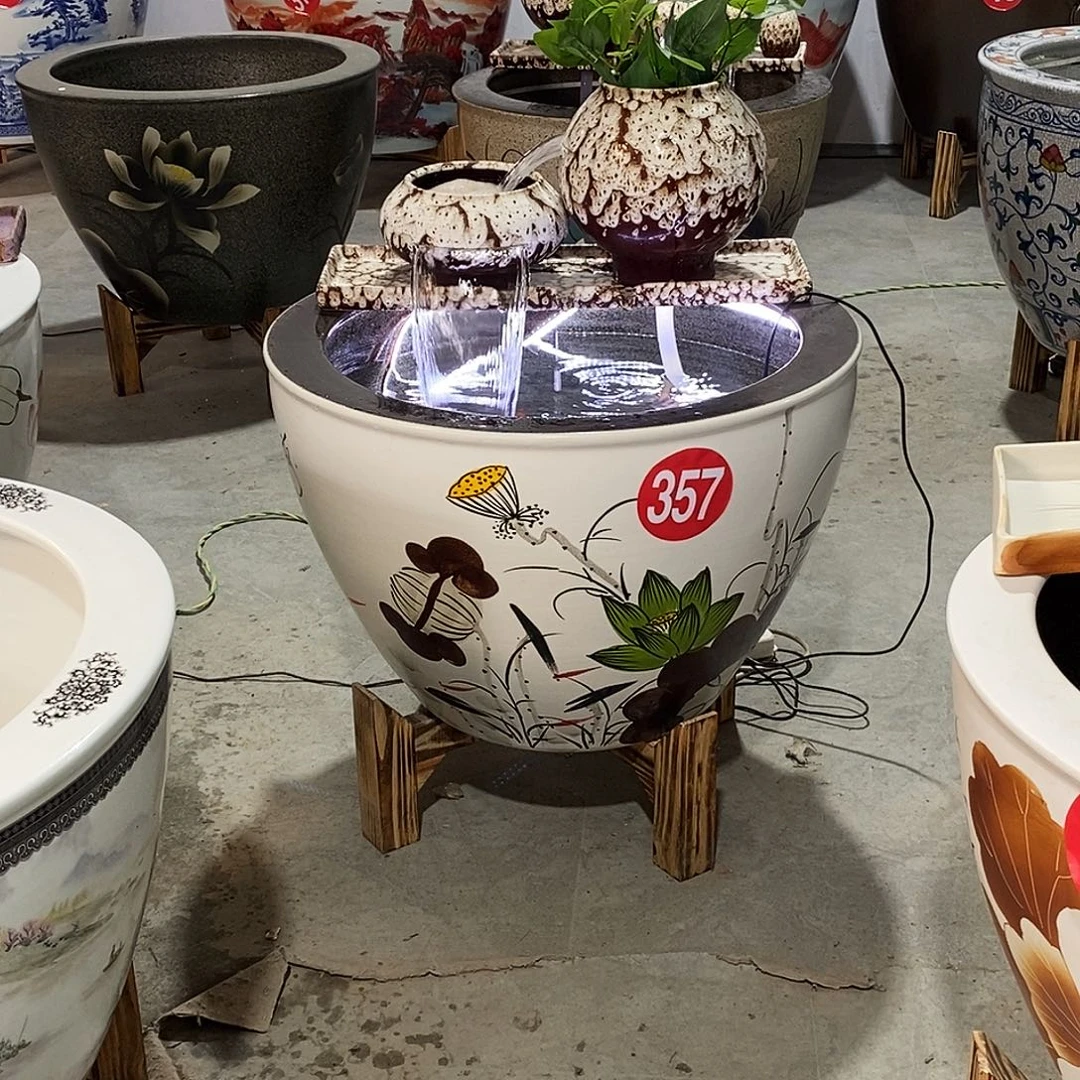 景德镇陶瓷鱼缸景德镇陶瓷鱼缸