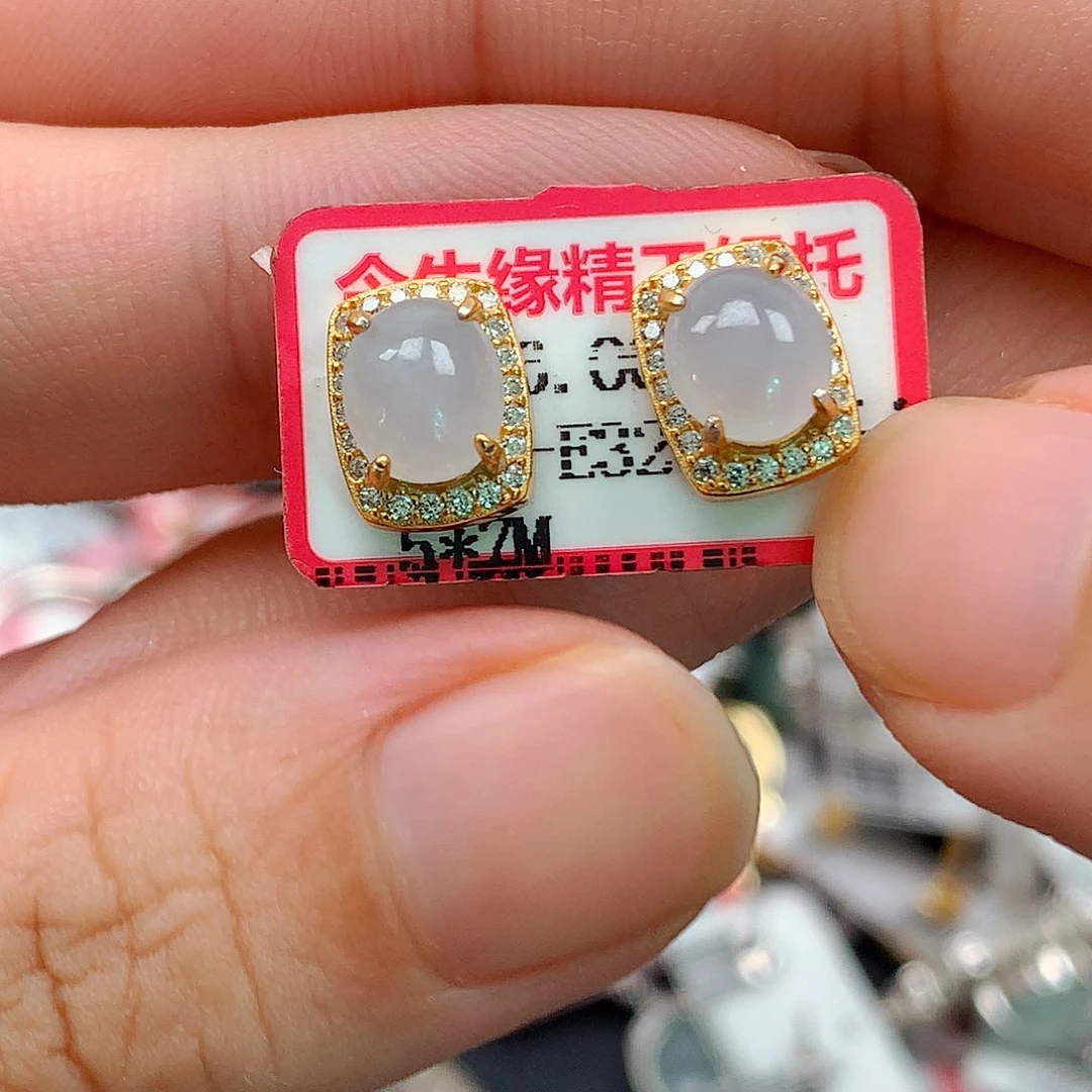 翡翠戒指银S925镶嵌