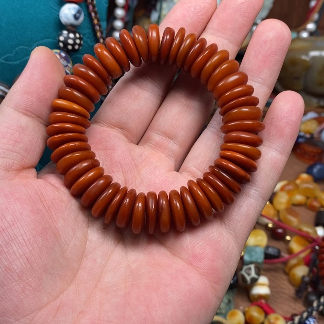 手链蜜蜡未镶嵌厚*手串