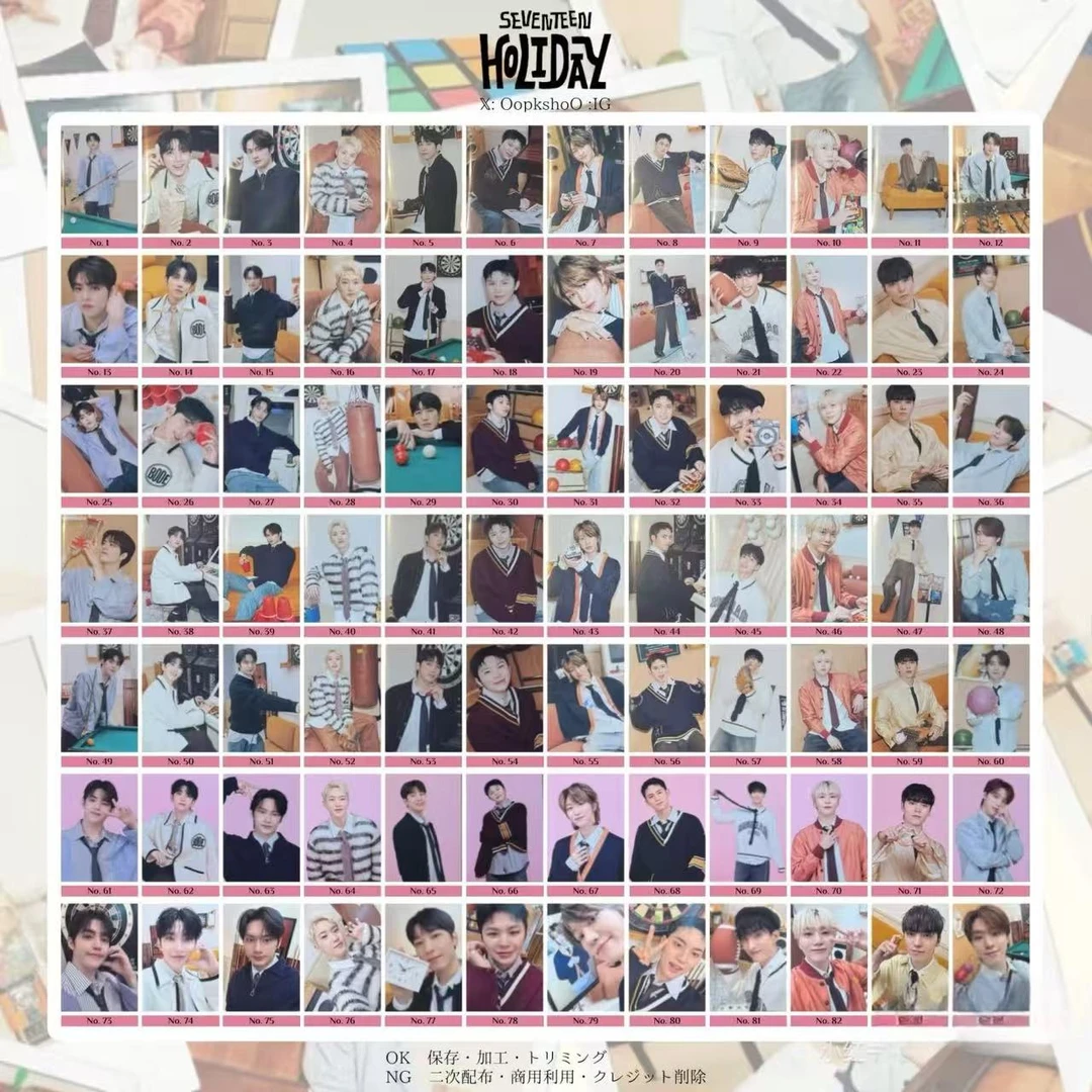 SEVENTEEN holiday 日本随机卡 FOLLOWagain